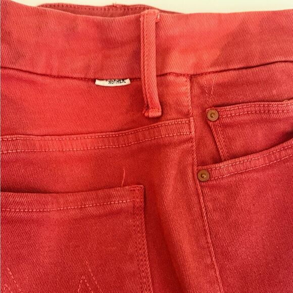 MOTHER - Pop Coral Skinny Jeans Style #1221 - Women's size 25 - Picture 9 of 11